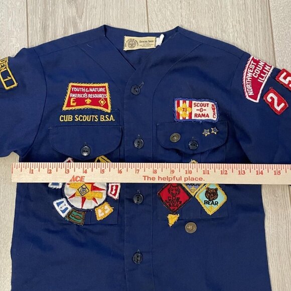 Vintage BSA Official Shirt Scout Rama Northwest Suburban Council Illinois 252 - Picture 8 of 11